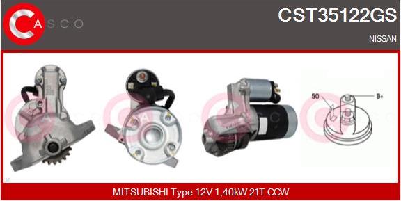 Casco CST35122GS - Стартер autospares.lv