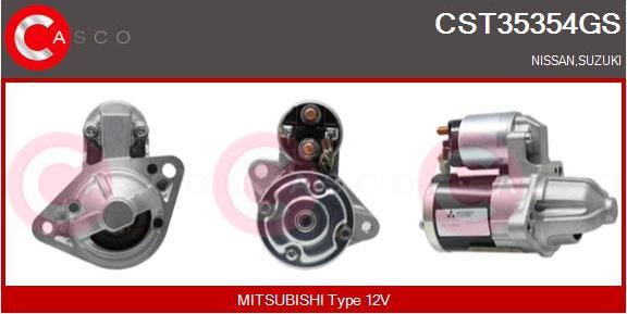 Casco CST35354GS - Стартер autospares.lv