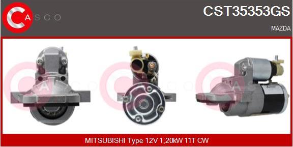 Casco CST35353GS - Стартер autospares.lv