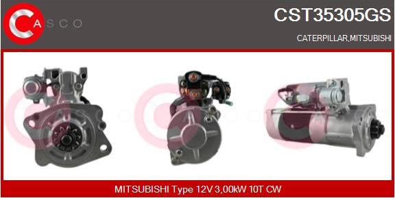 Casco CST35305GS - Стартер autospares.lv