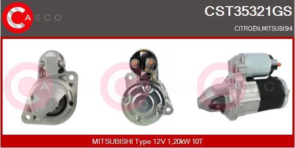 Casco CST35321GS - Стартер autospares.lv