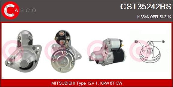 Casco CST35242RS - Стартер autospares.lv