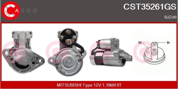 Casco CST35261GS - Стартер autospares.lv