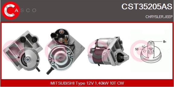 Casco CST35205AS - Стартер autospares.lv