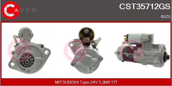 Casco CST35712GS - Стартер autospares.lv