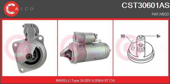 Casco CST30601AS - Стартер autospares.lv