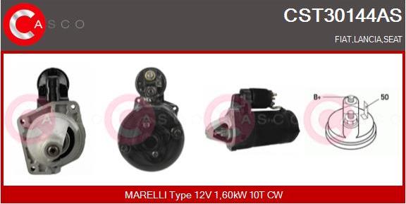 Casco CST30144AS - Стартер autospares.lv