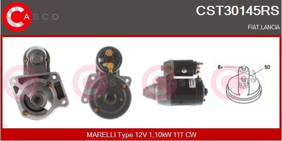 Casco CST30145RS - Стартер autospares.lv