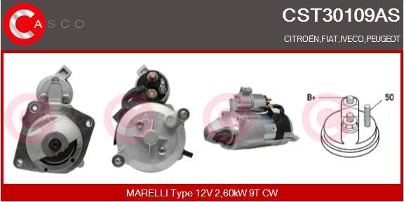 Casco CST30109AS - Стартер autospares.lv