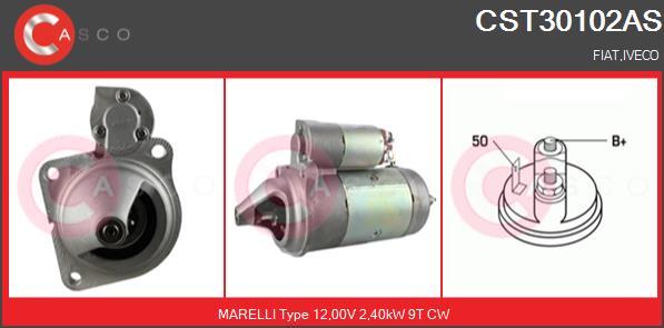 Casco CST30102AS - Стартер autospares.lv