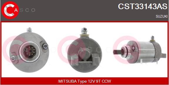 Casco CST33143AS - Стартер autospares.lv