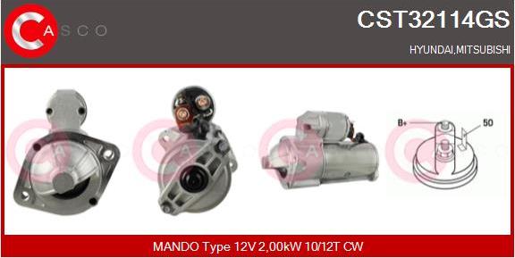 Casco CST32114GS - Стартер autospares.lv