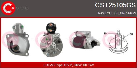 Casco CST25105GS - Стартер autospares.lv