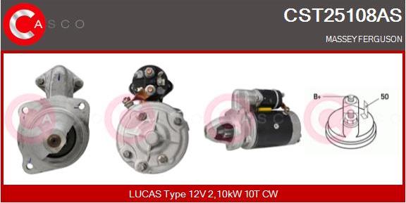 Casco CST25108AS - Стартер autospares.lv