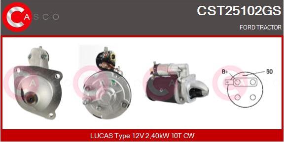 Casco CST25102GS - Стартер autospares.lv