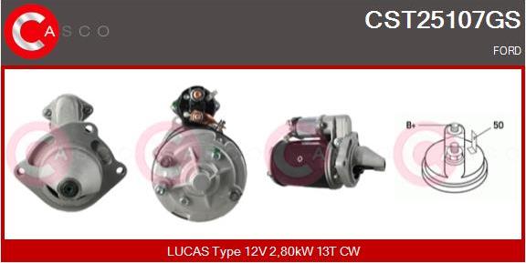 Casco CST25107GS - Стартер autospares.lv