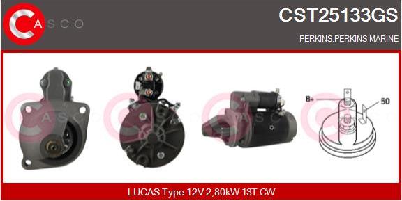 Casco CST25133GS - Стартер autospares.lv