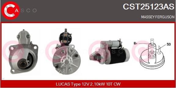 Casco CST25123AS - Стартер autospares.lv