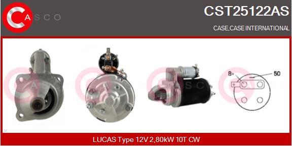 Casco CST25122AS - Стартер autospares.lv