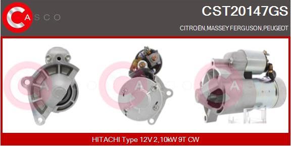 Casco CST20147GS - Стартер autospares.lv