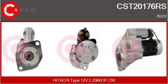 Casco CST20176RS - Стартер autospares.lv