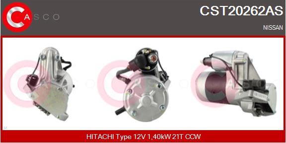 Casco CST20262AS - Стартер autospares.lv