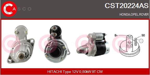 Casco CST20224AS - Стартер autospares.lv