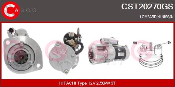 Casco CST20270GS - Стартер autospares.lv