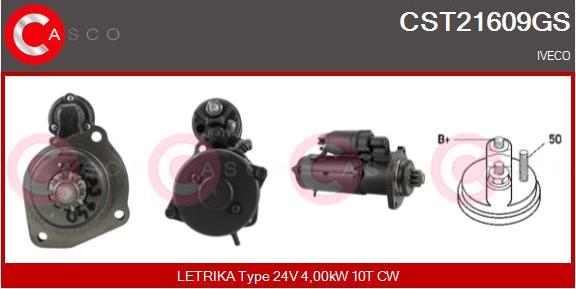 Casco CST21609GS - Стартер autospares.lv