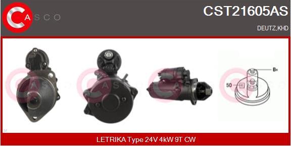 Casco CST21605AS - Стартер autospares.lv