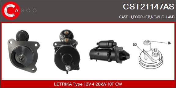 Casco CST21147AS - Стартер autospares.lv