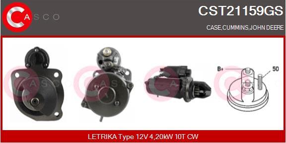 Casco CST21159GS - Стартер autospares.lv