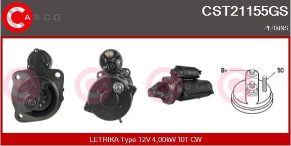 Casco CST21155GS - Стартер autospares.lv