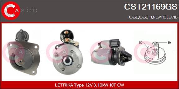 Casco CST21169GS - Стартер autospares.lv