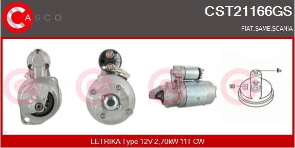 Casco CST21166GS - Стартер autospares.lv