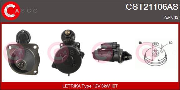 Casco CST21106AS - Стартер autospares.lv