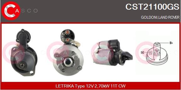 Casco CST21100GS - Стартер autospares.lv