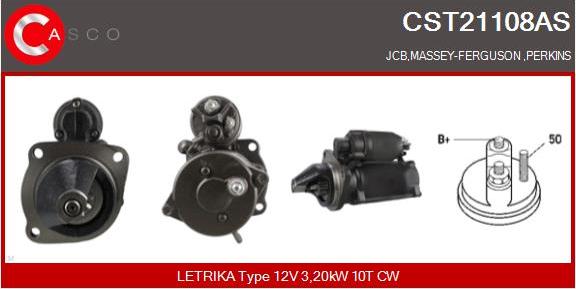 Casco CST21108AS - Стартер autospares.lv