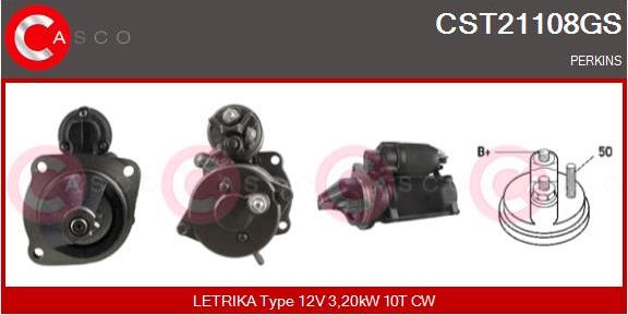 Casco CST21108GS - Стартер autospares.lv