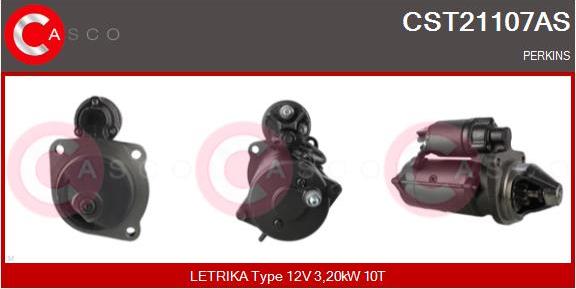 Casco CST21107AS - Стартер autospares.lv