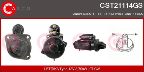 Casco CST21114GS - Стартер autospares.lv