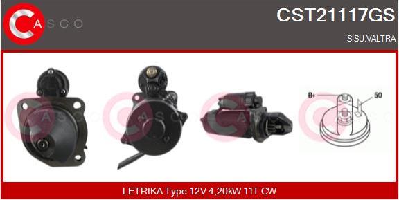 Casco CST21117GS - Стартер autospares.lv