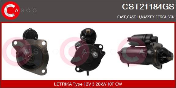 Casco CST21184GS - Стартер autospares.lv