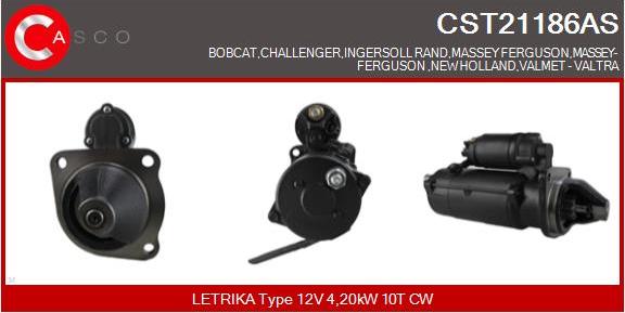 Casco CST21186AS - Стартер autospares.lv