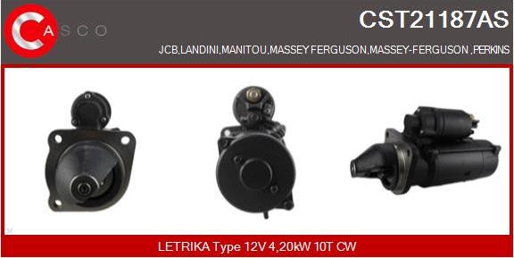 Casco CST21187AS - Стартер autospares.lv