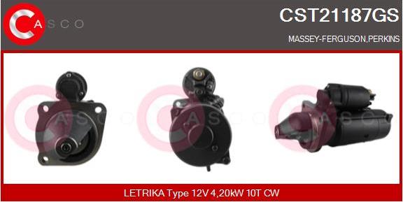 Casco CST21187GS - Стартер autospares.lv