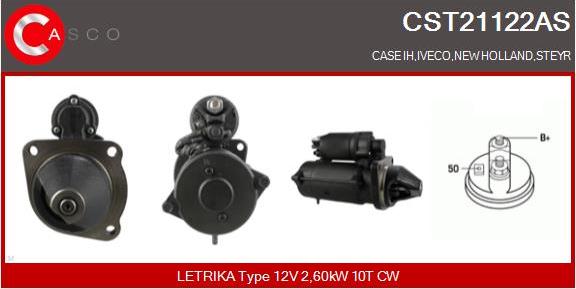 Casco CST21122AS - Стартер autospares.lv