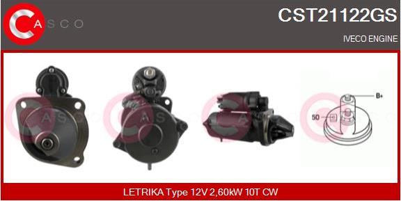 Casco CST21122GS - Стартер autospares.lv