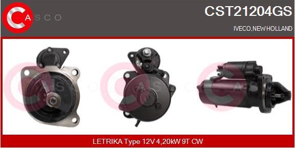 Casco CST21204GS - Стартер autospares.lv