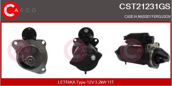 Casco CST21231GS - Стартер autospares.lv